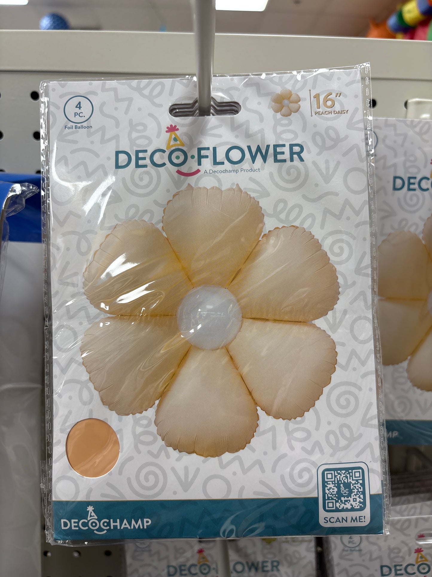 16" Decoration Flower Peach