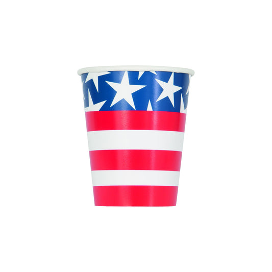 9oz Cup Star Stripe 8ct