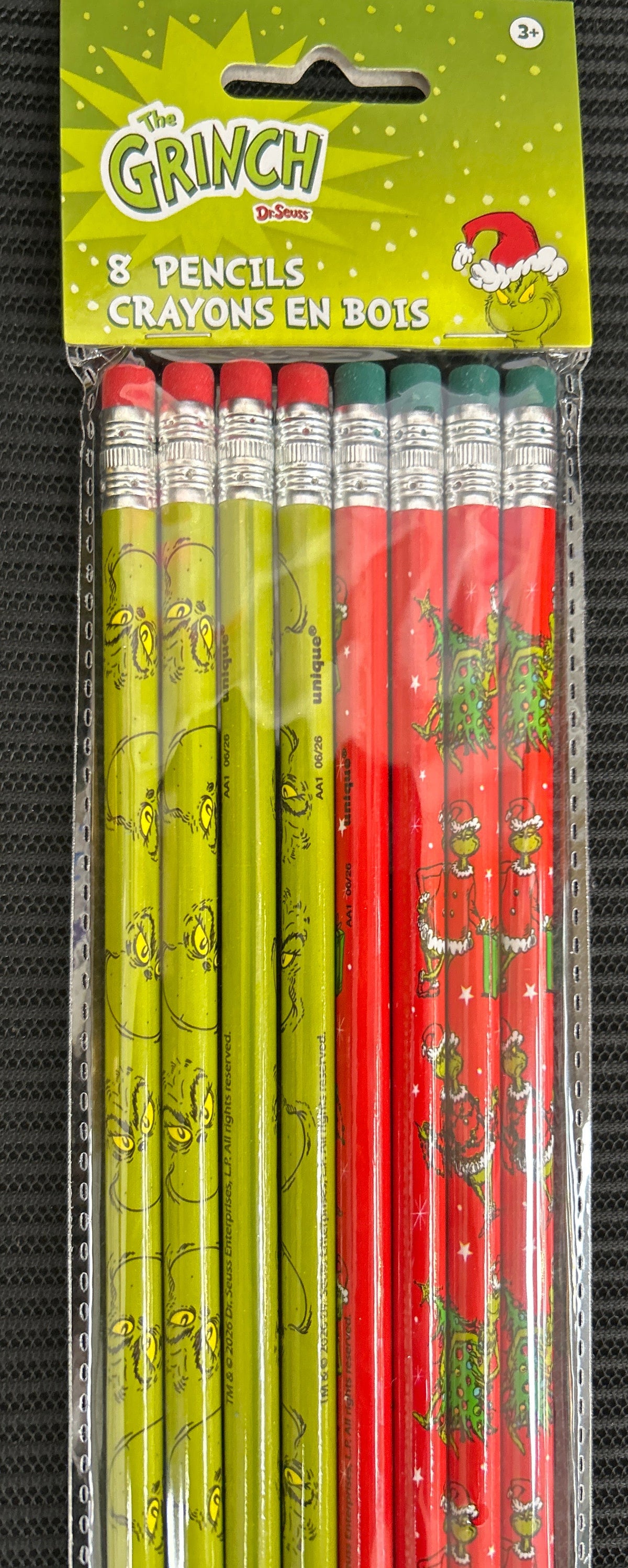 The Grinch 8ct Pencils