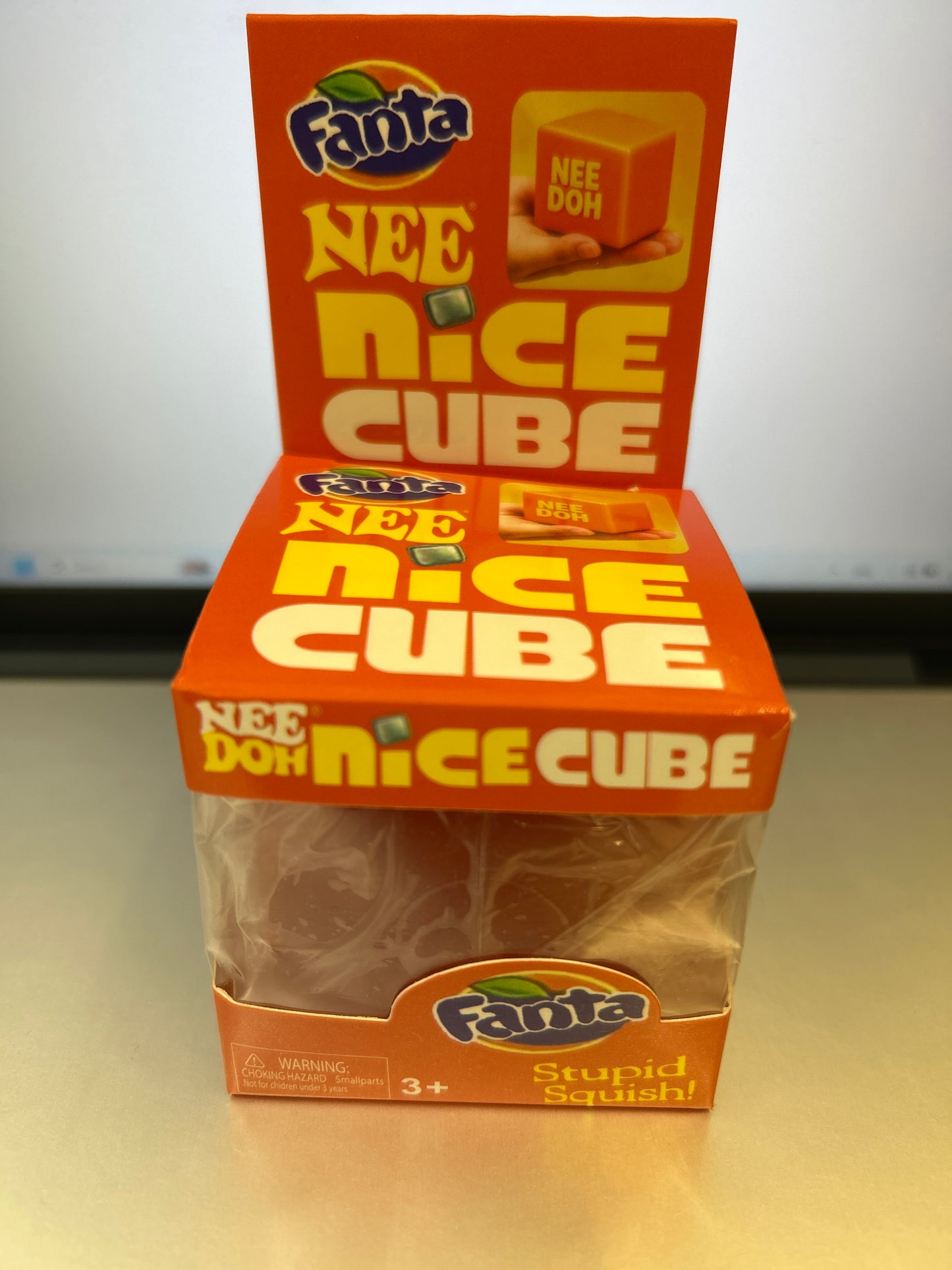 Fanta Nee Doh Nice Cube Squishy Toy