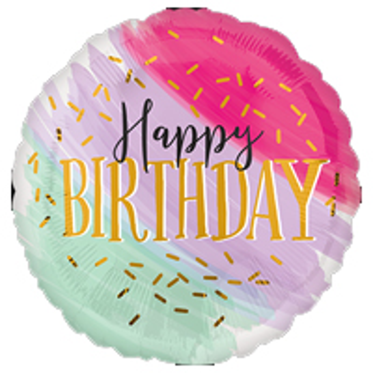 Acuarela Grande Feliz Cumpleaños