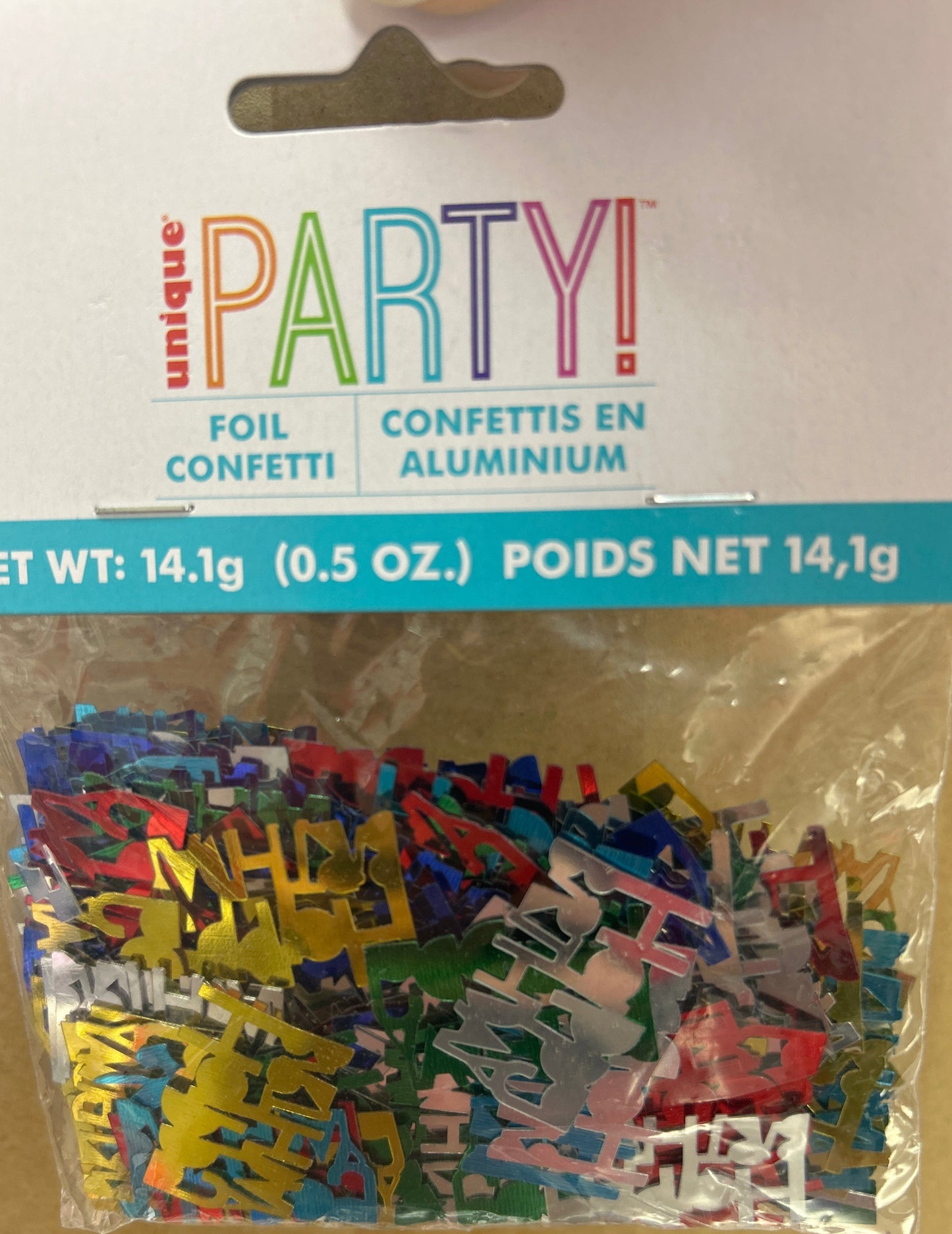 Happy Birthday Foil Confetti .5oz