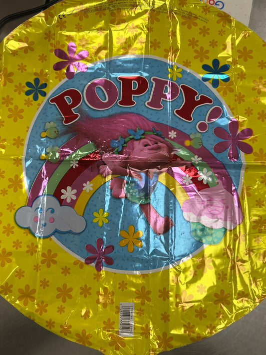 Poppy Foil Balloon 18"