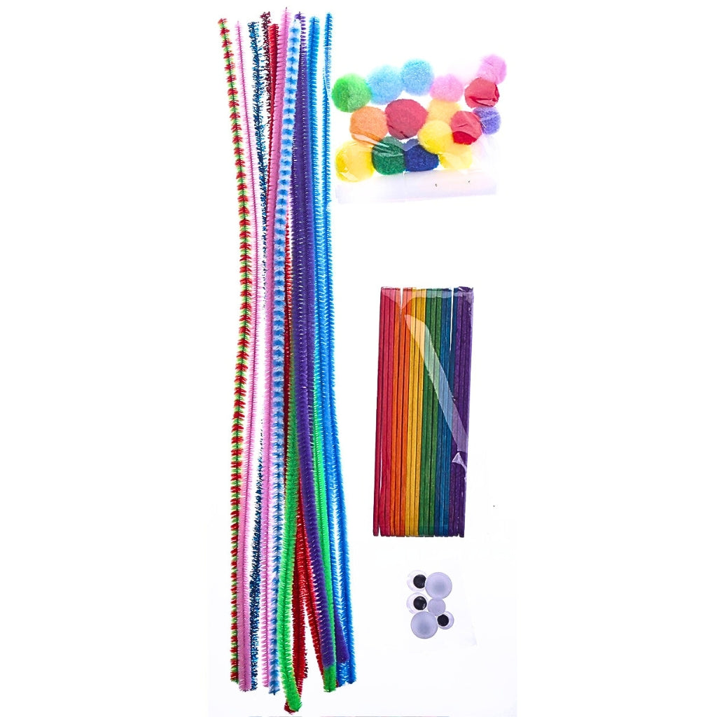 Assorted Chenille Stems Eyes