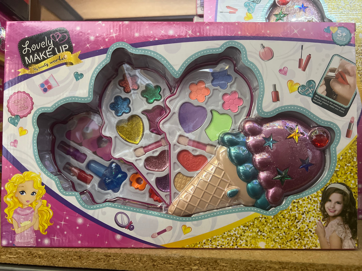 Glitter Ice Cream Makeup Set