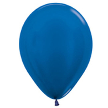 Betallatex Metallic Blue 100ct Latex Balloon 11"