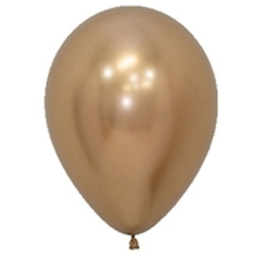 Betallatex Balloon Reflex Gold 50ct Latex Balloon 11"