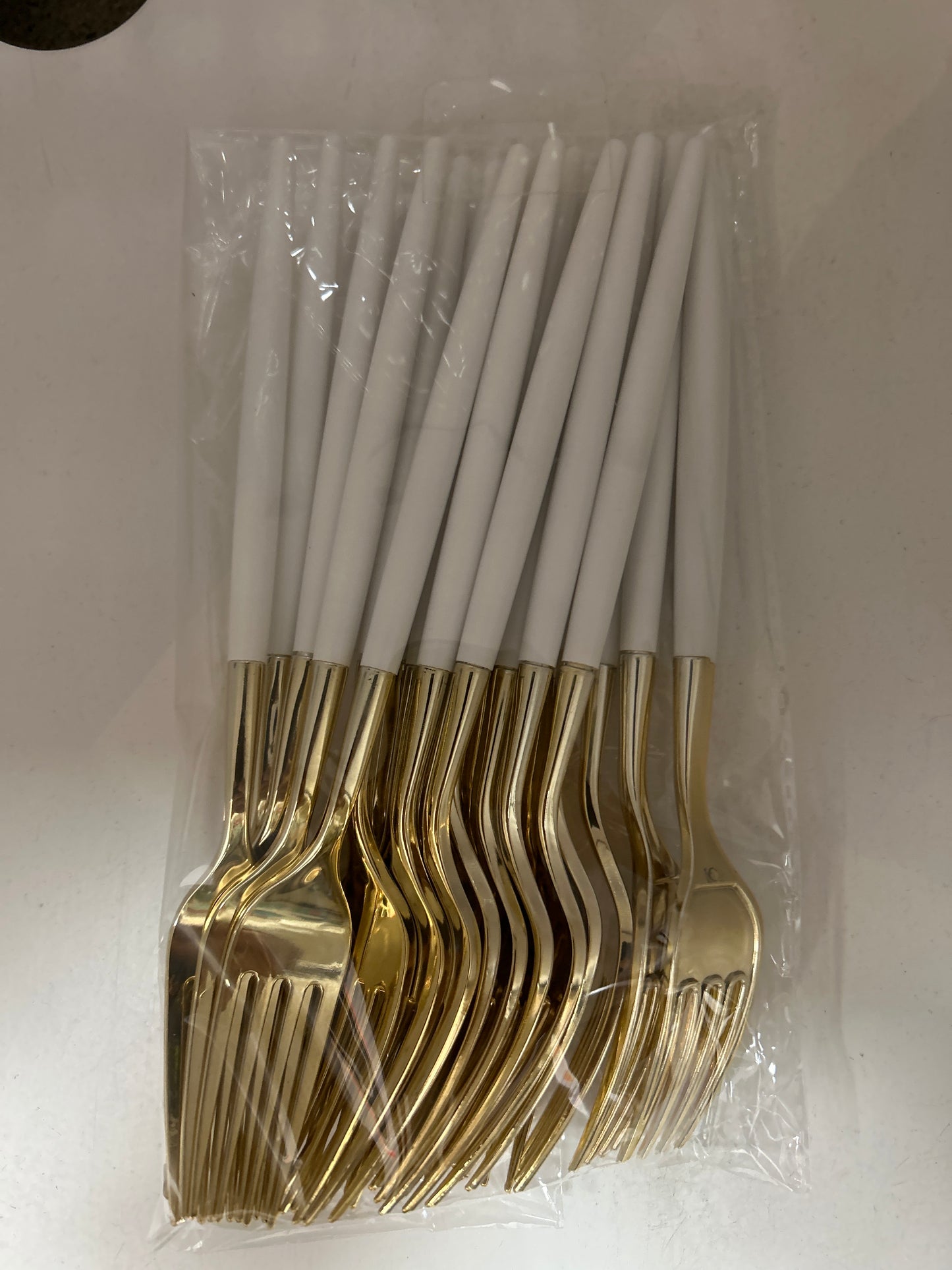 Fancy Fork Wht/Gld
