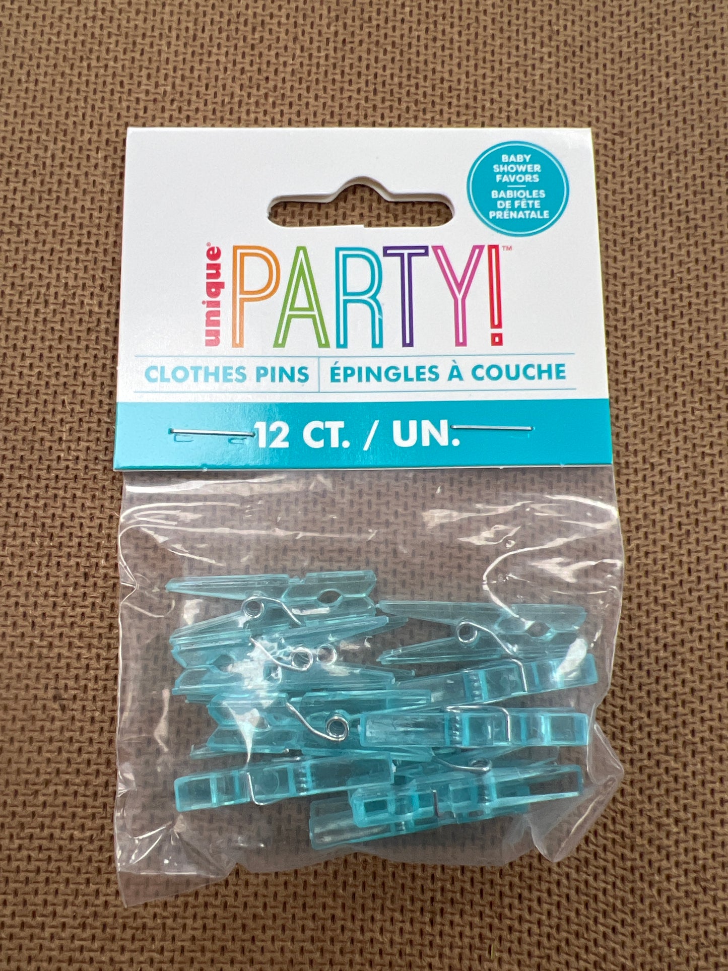 Baby Blue Clothes Pins