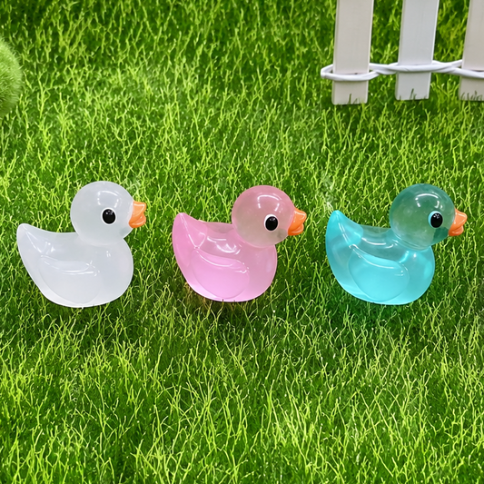 Glowing Mini Resin Little Duck