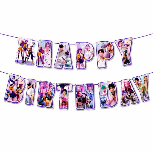 K-Pop Demon Hunter HBD Banner