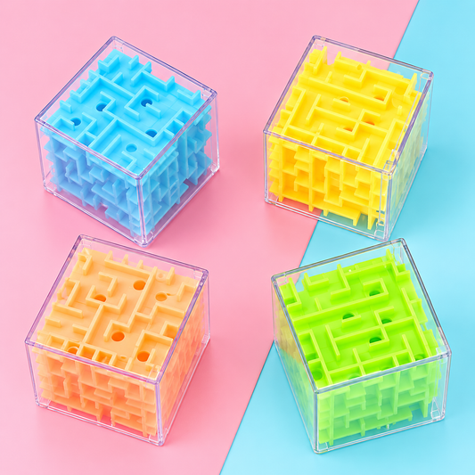 3D Maze Cube Puzzle