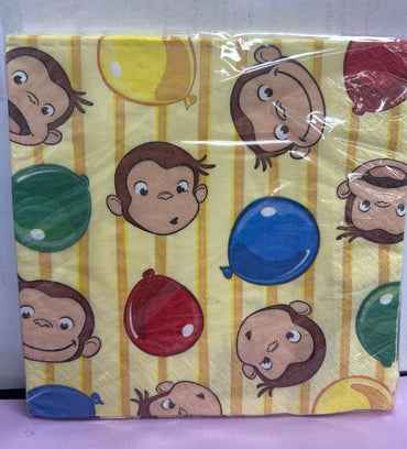 Curious George Large Napkins 16 ct - Tableware (image 2)