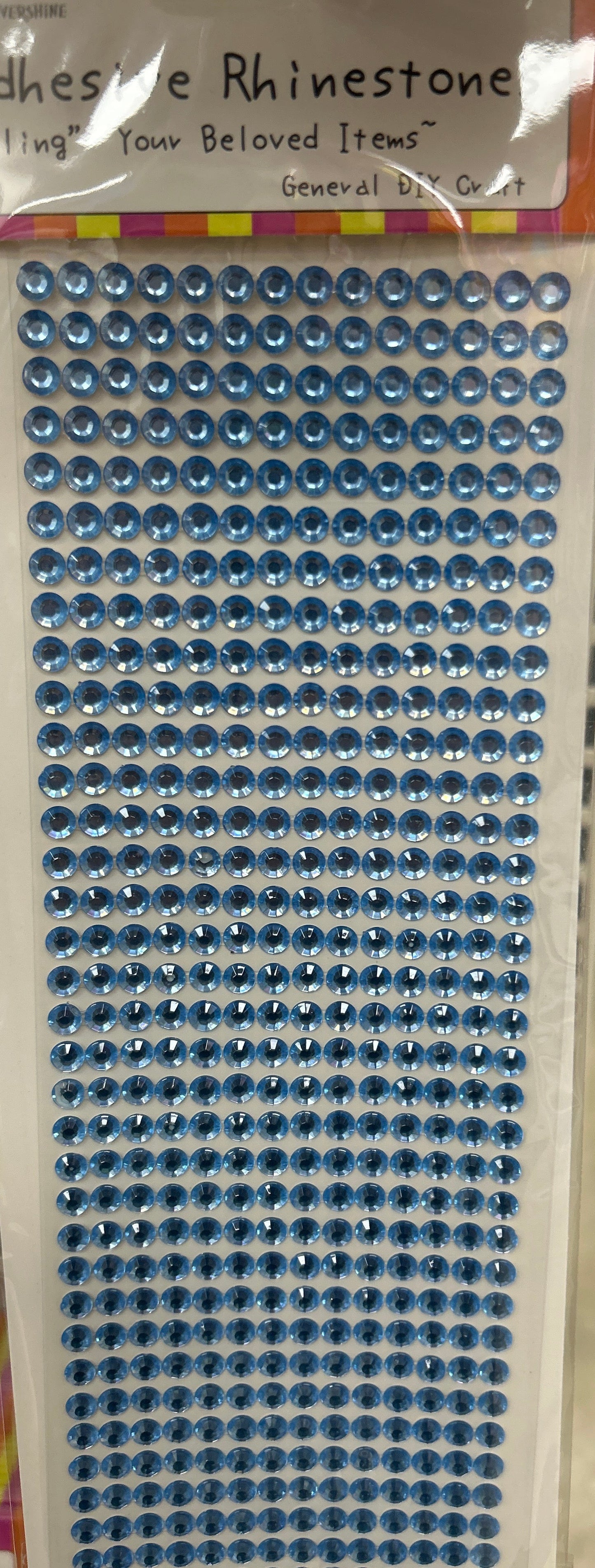 Rhinestone Sheet Baby Blue