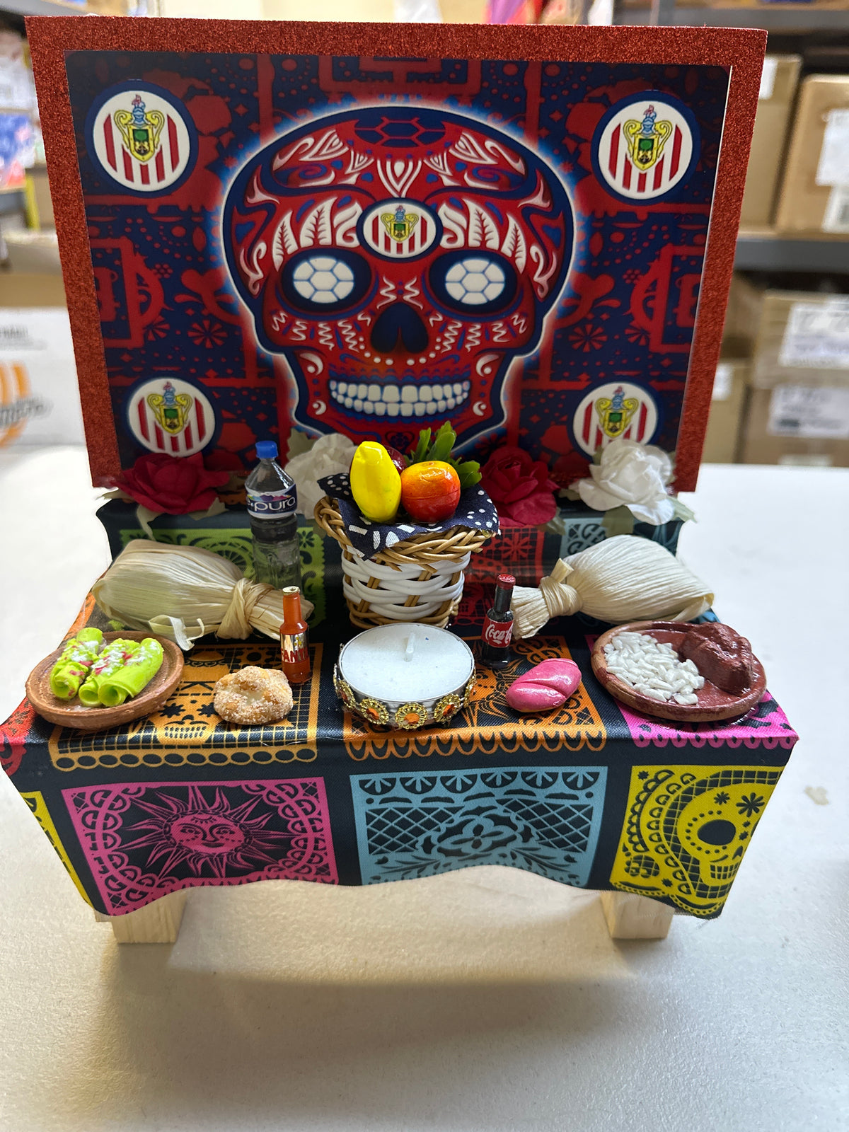 Dia De Los Muertos Large Table Chivas