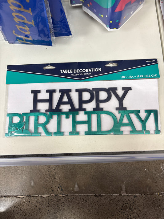 Centerpiece Foil Blue S