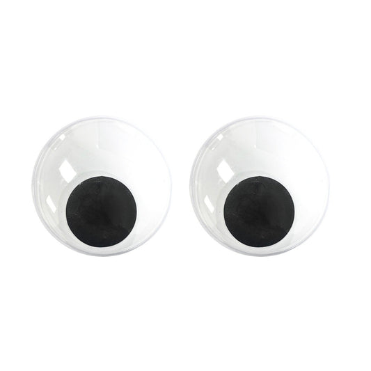 Wiggle Eyes Black & White 2pcs