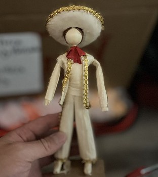 Muñeca Maíz Mariachi