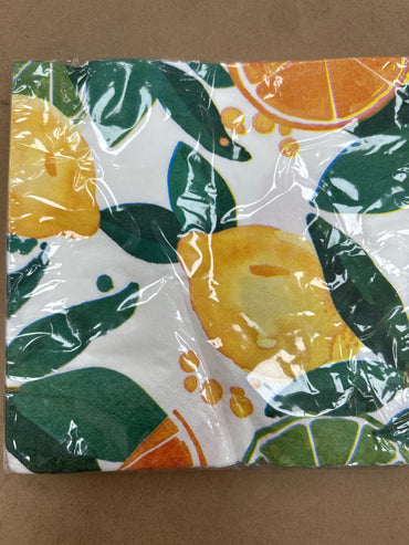 Citrus Fruit Lunch Napkins 16 ct - Tableware (image 2)