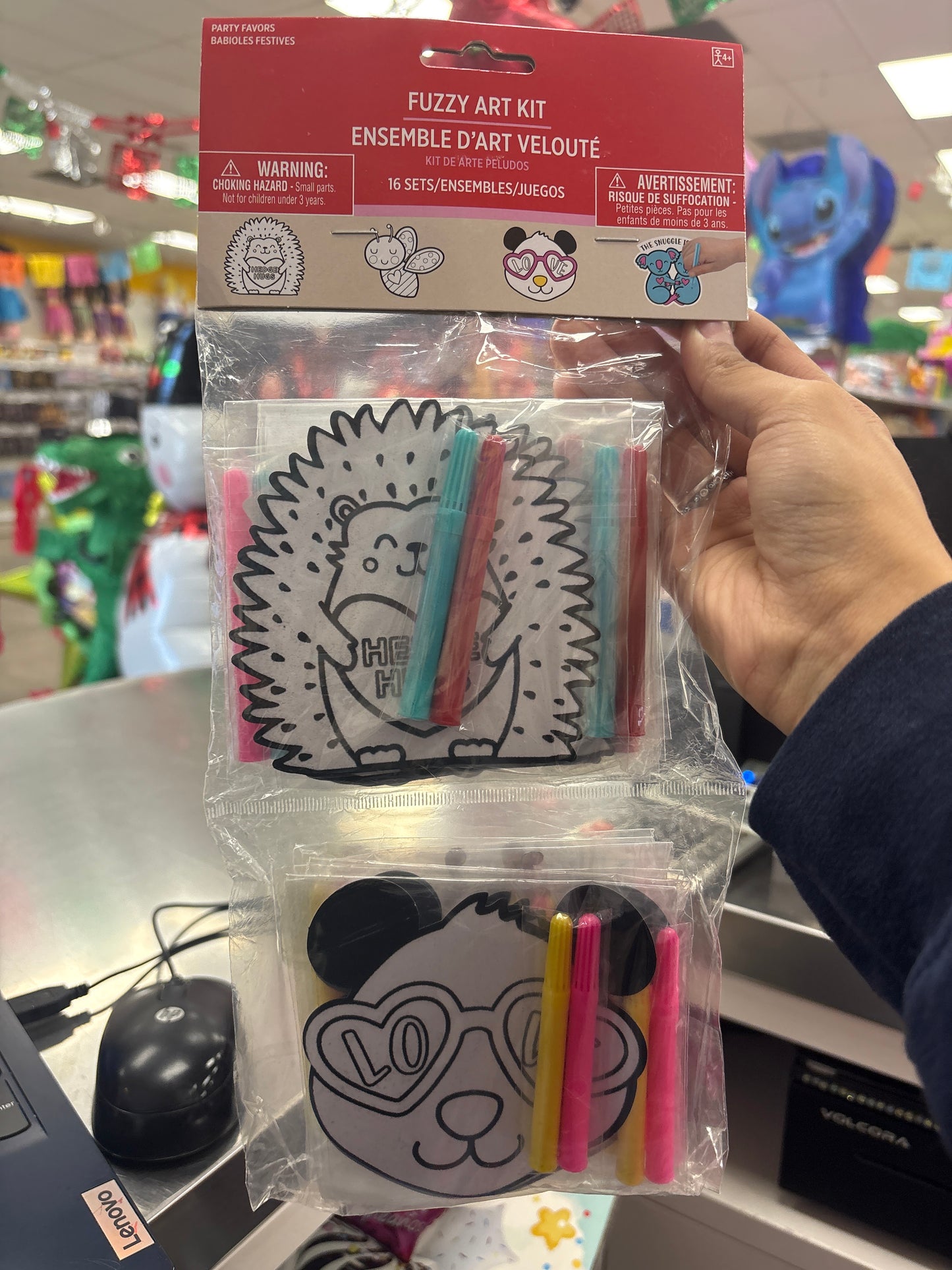 Kit de arte afelpado, 16 unidades