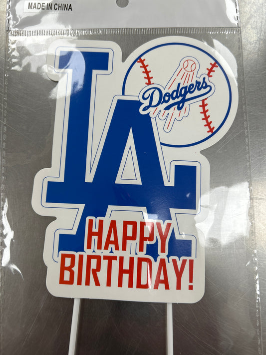 Dodgers Cake Topper
