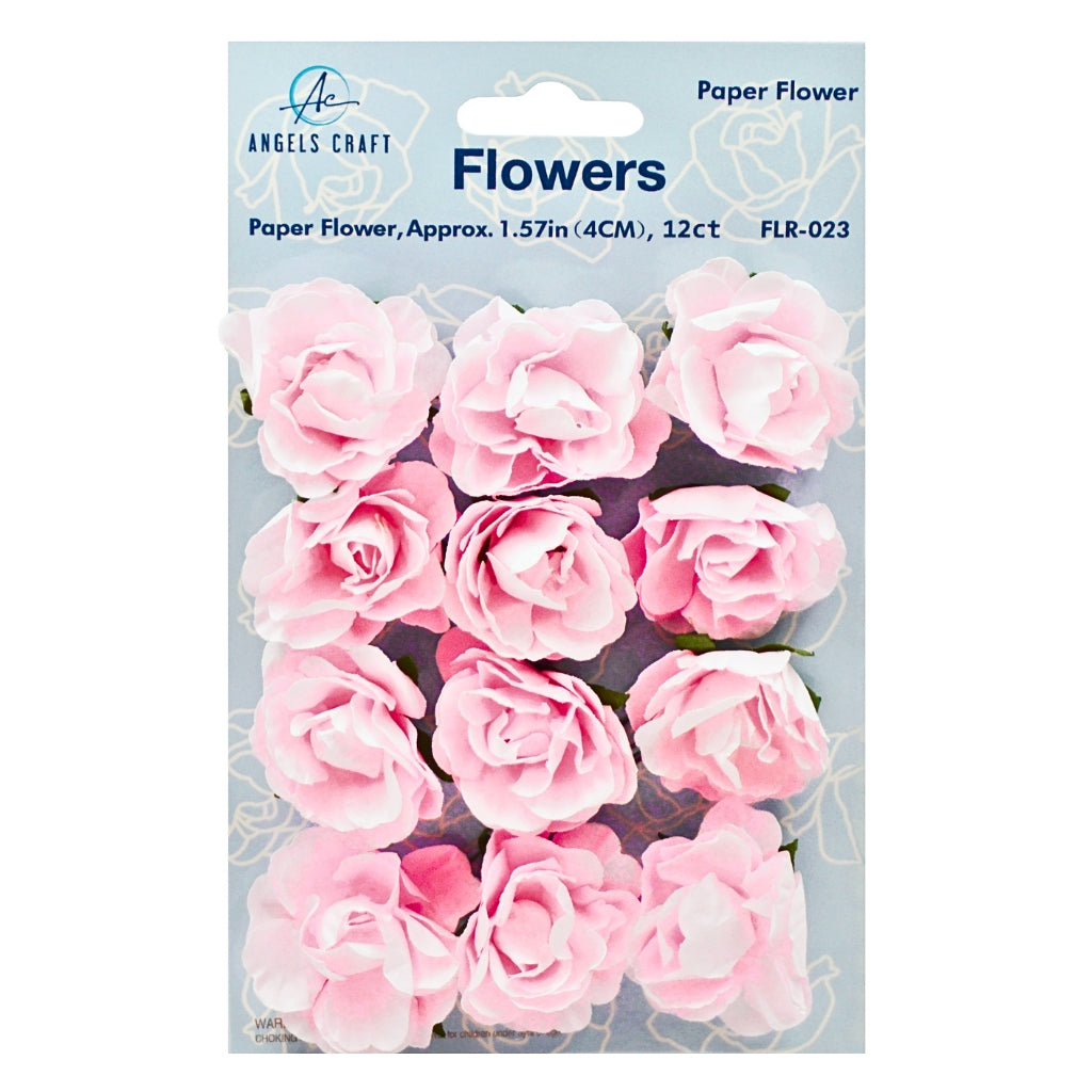 Paper Flower Pink 12ct