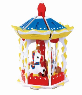 DIY 3D Puzzle/Paint Carrousel
