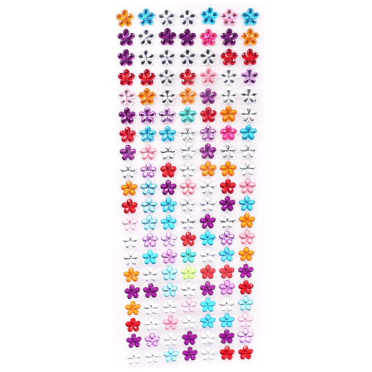 Stone Sticker 12 Flower Mixed