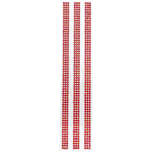 Stone Sticker Number 4 Red
