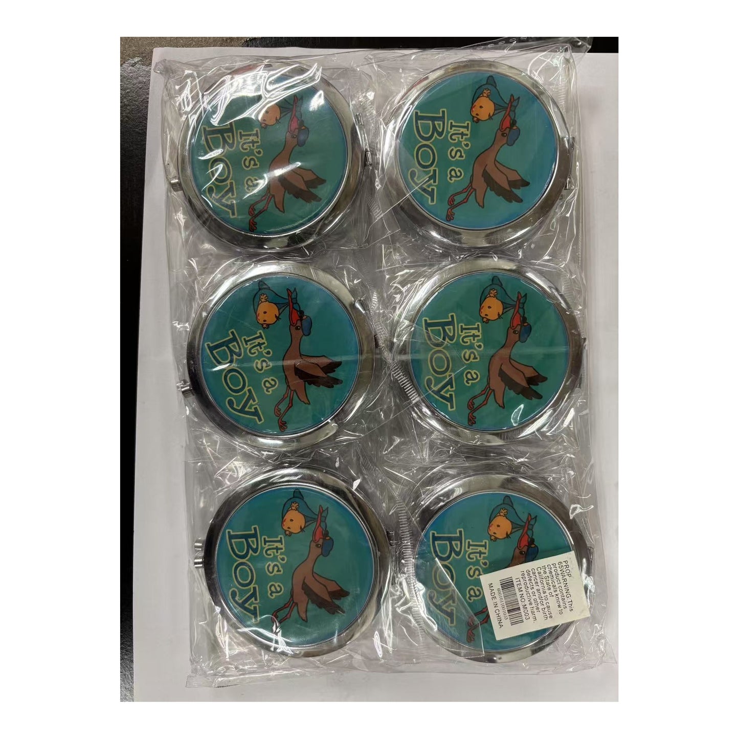 12 pcs Mirror It'S A Boy