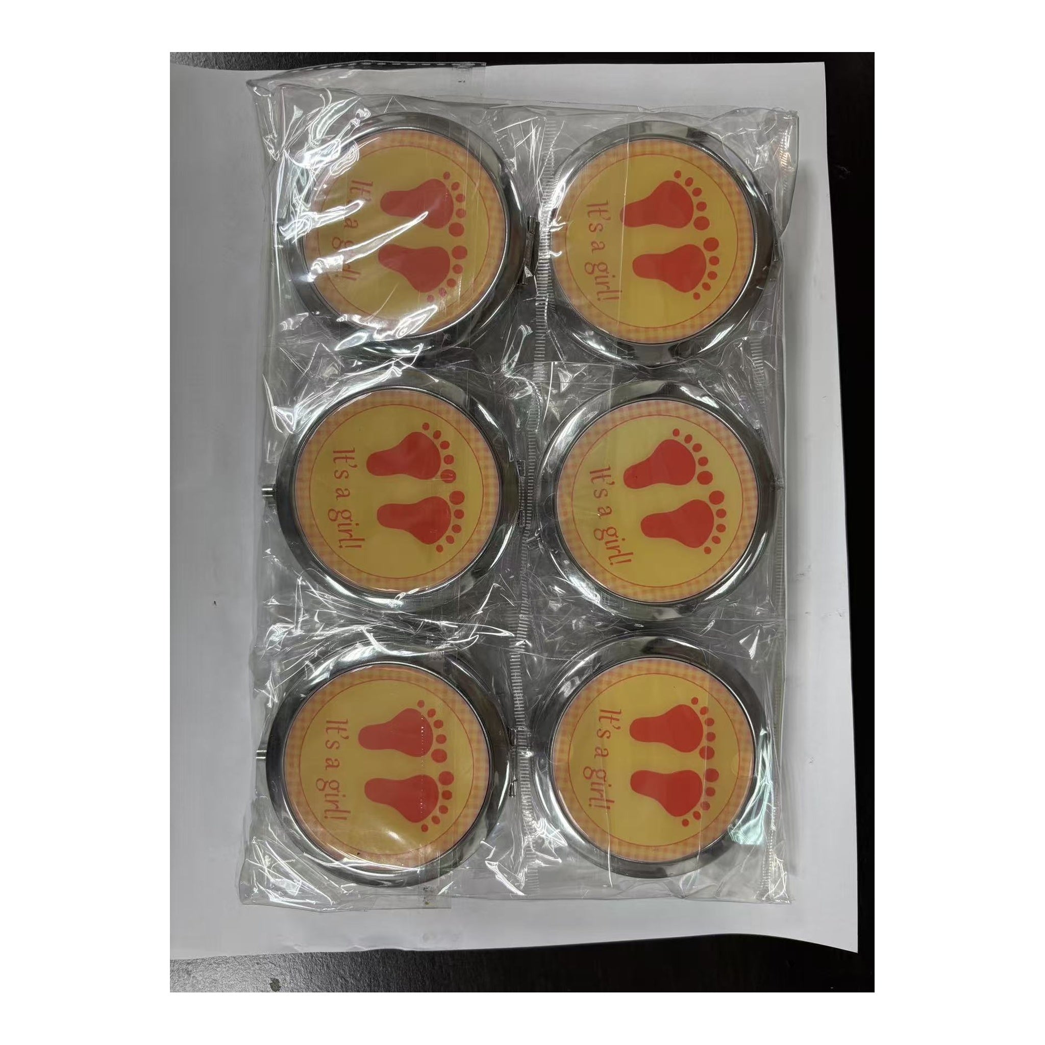 12 pcs Mirror It'S A Girl