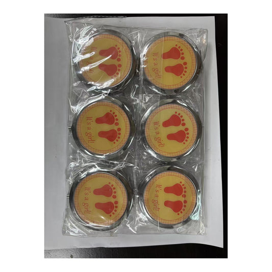 12 pcs Mirror It'S A Girl