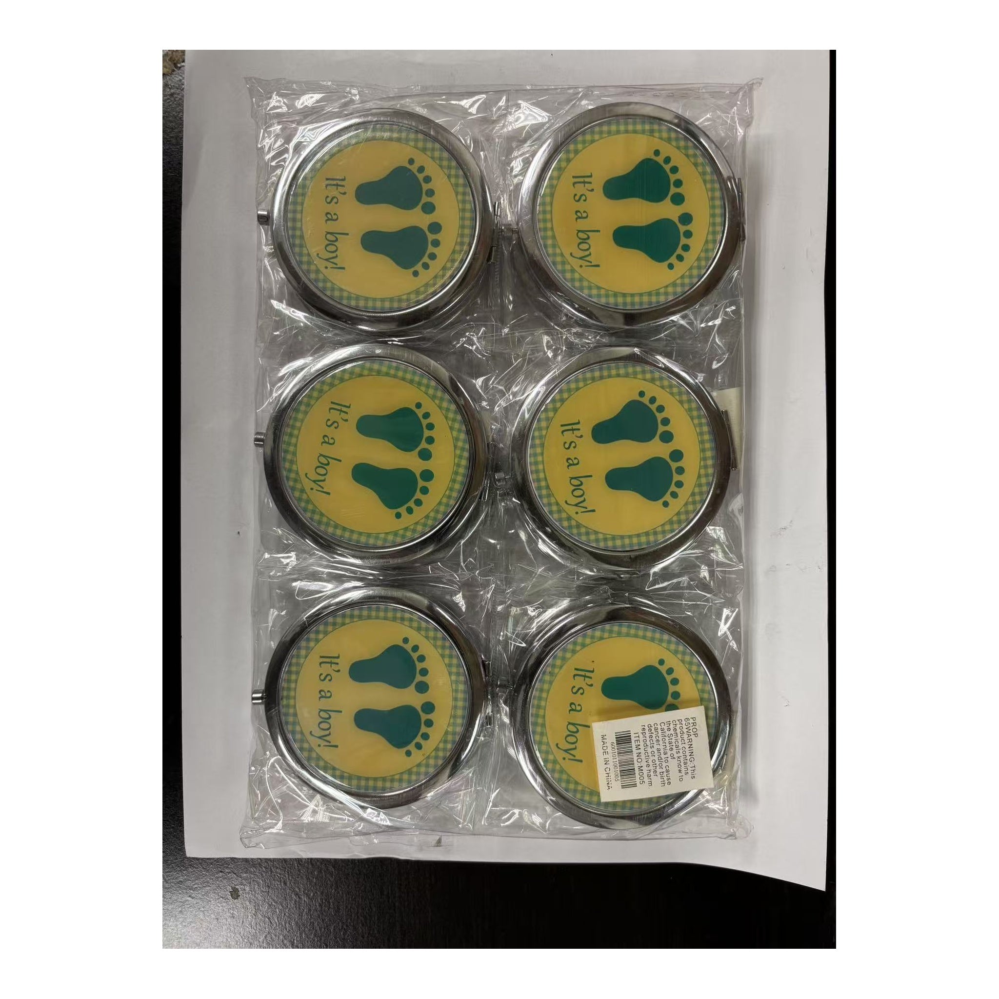 12 pcs Mirror It'S A Boy