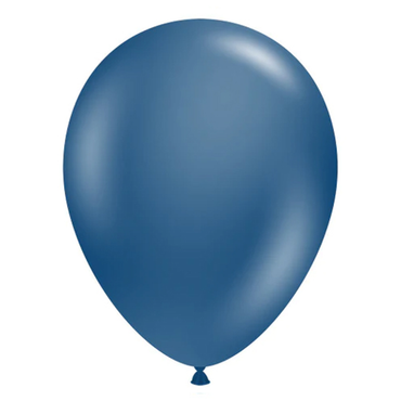 Globo de látex Tuftex Navy de 11 pulgadas, 100 unidades