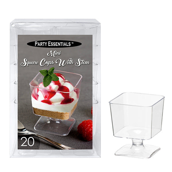 2oz Square Cup with Steam 20ct