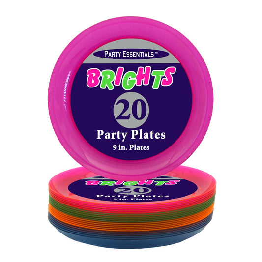 9" Party Plate Assorted.