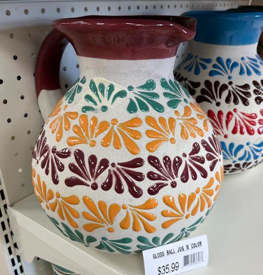 Gloss Ball Jug with Color