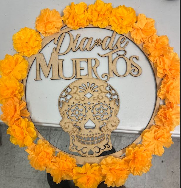 Large Skull Wreath