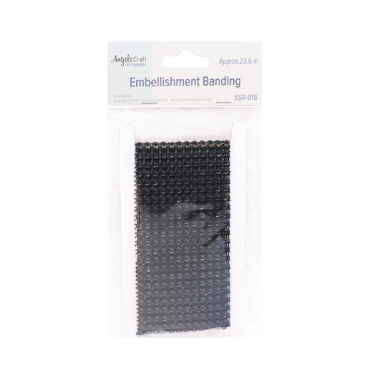 Rhinestone Banding-Black