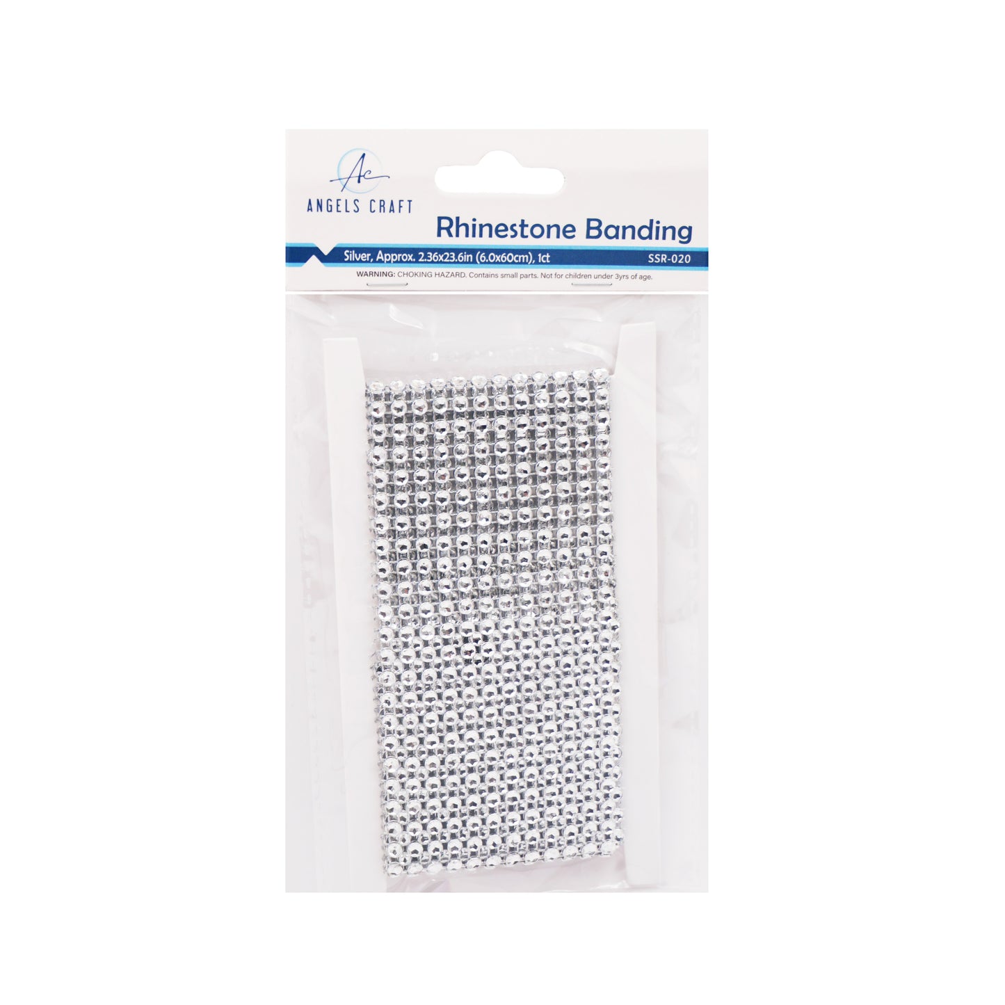 Rhinestone Banding Silver