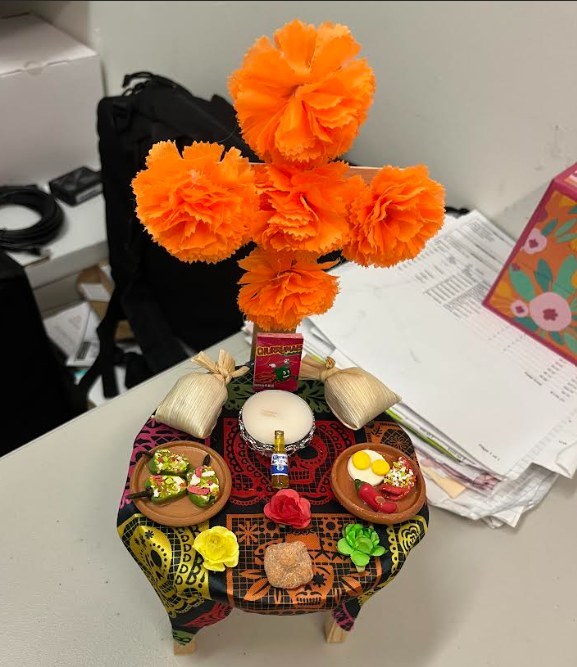 Round Table W/ Flower Cross