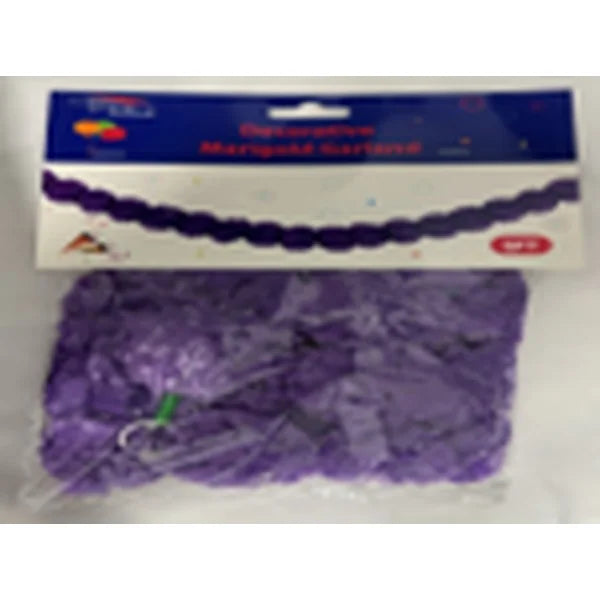5ft Marigold Garland Purple