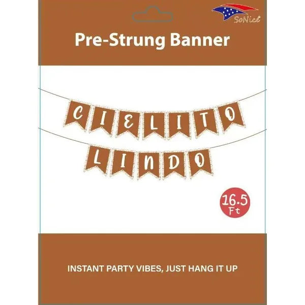 Cielito Lindo Brown Pre-Strung Banner