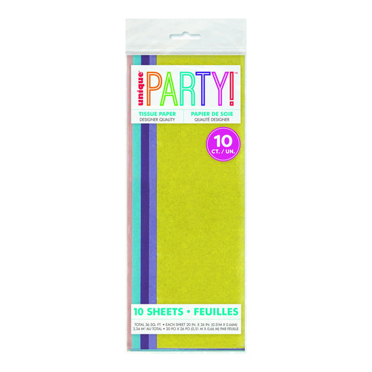 Assorted Pastel Tissue Sheet