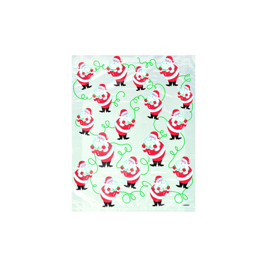 Cellophane Bag Santa 4ct