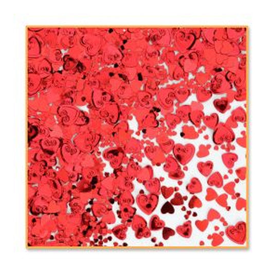 Confetti Red Hearts