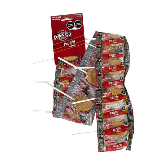 Coronado Paleta De Cajeta 10ct