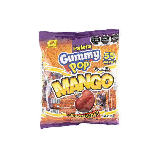 De La Rosa Gummy Pop Mango - Candies