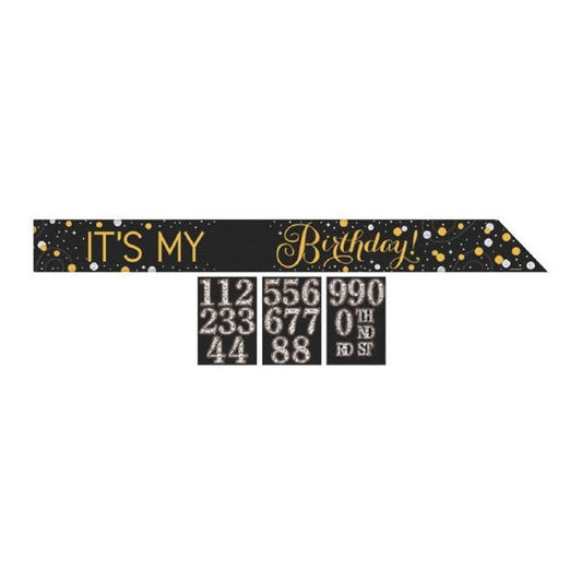 Foil Sash Spark Celebration