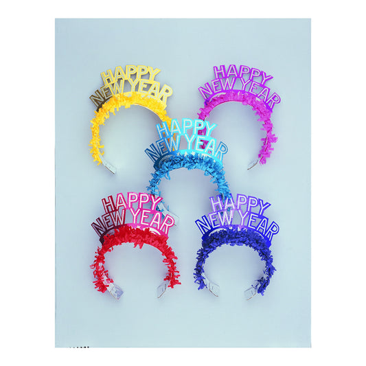 Happy New Year Glitter Tiara